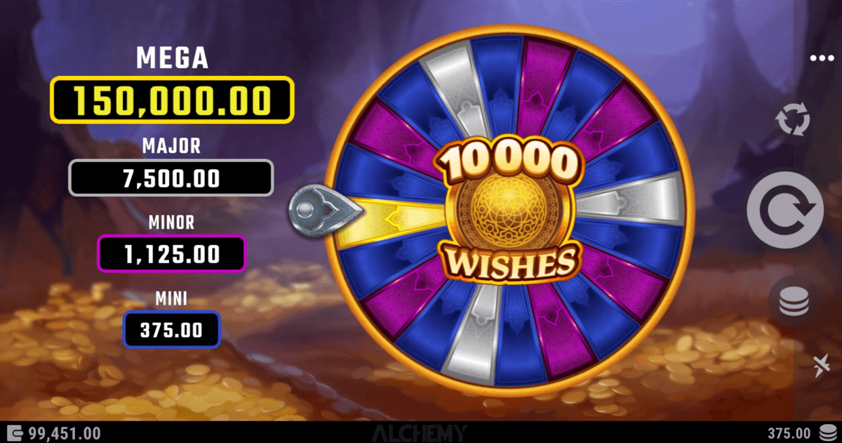 10000 Wishes wheel bonus