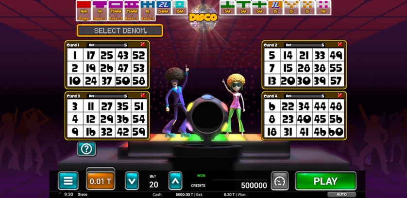 Spielen Sie Disco Bingo Freispiele