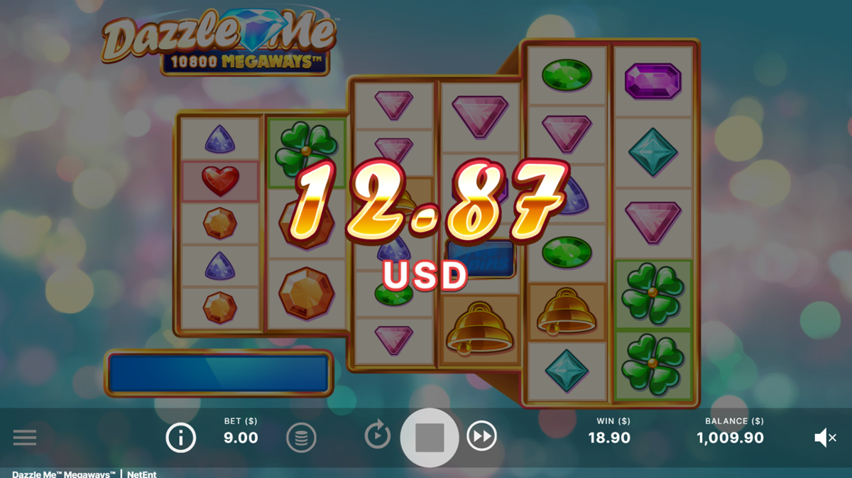 Dazzle Me Megaways win