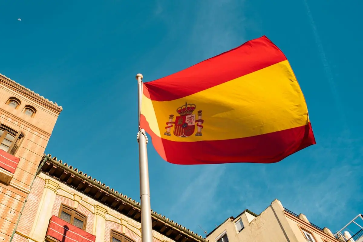 Spanish national flag.