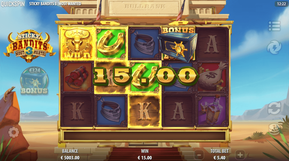 Sticky Bandits 3 Most Wanted win