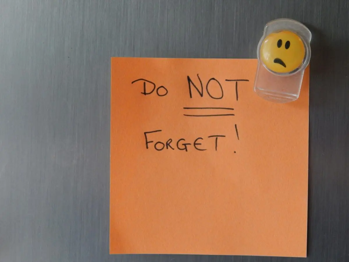 Do not forget image