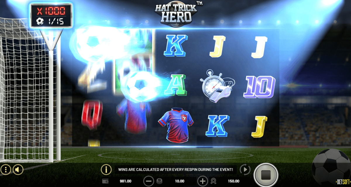 Hat Trick Hero power shot