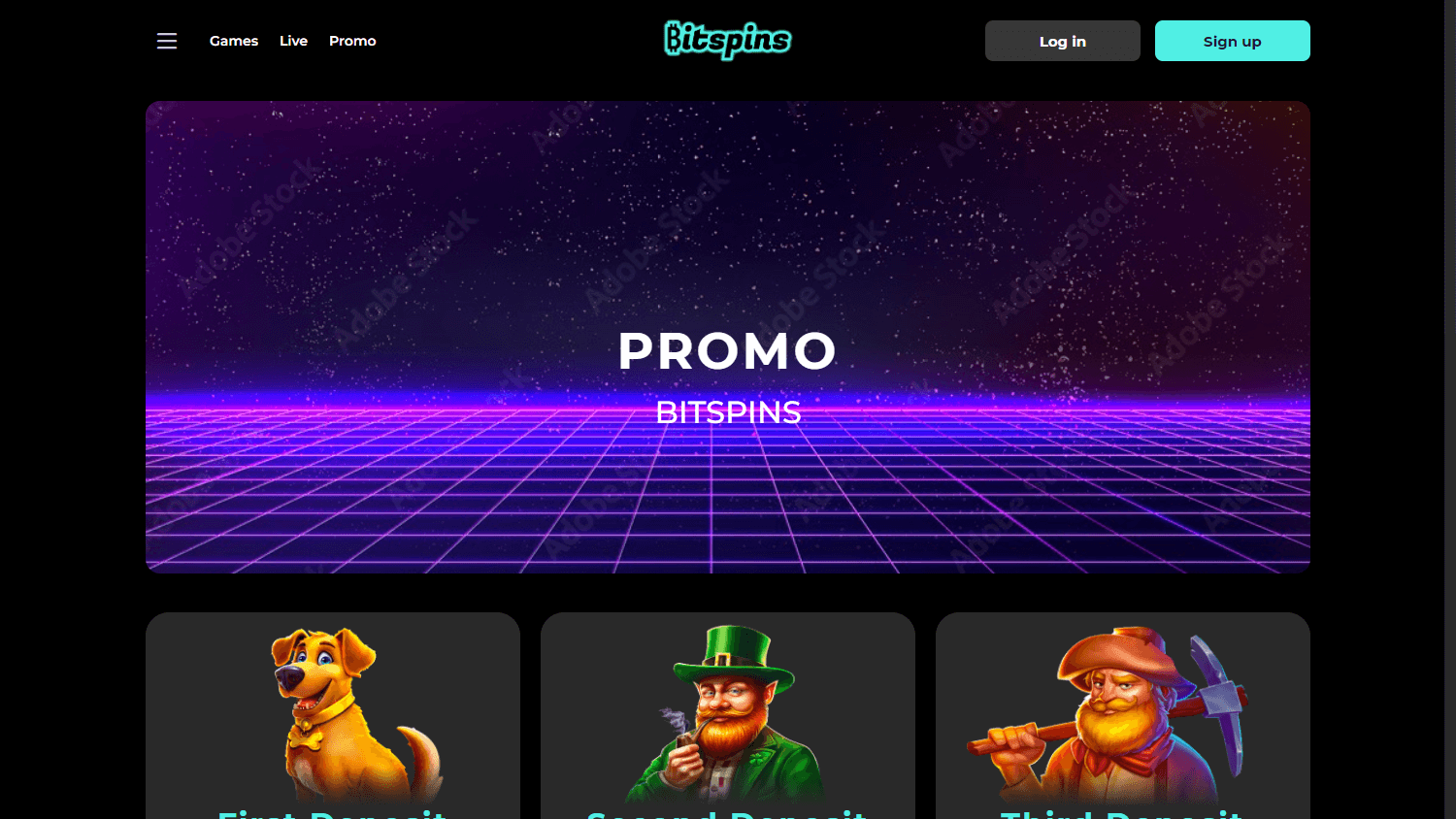 bitspins_casino_promotions_desktop