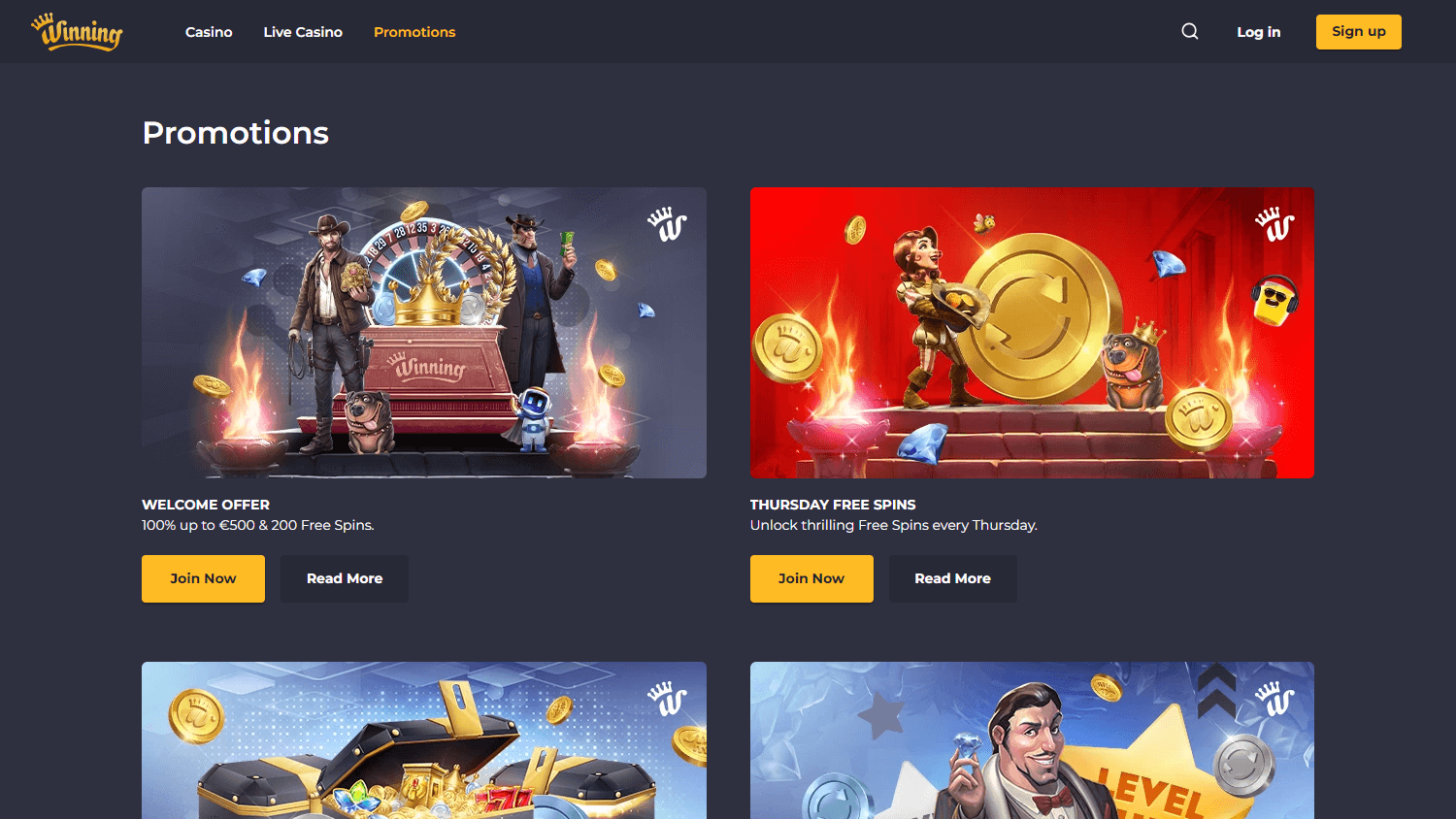 winning.io_casino_promotions_desktop