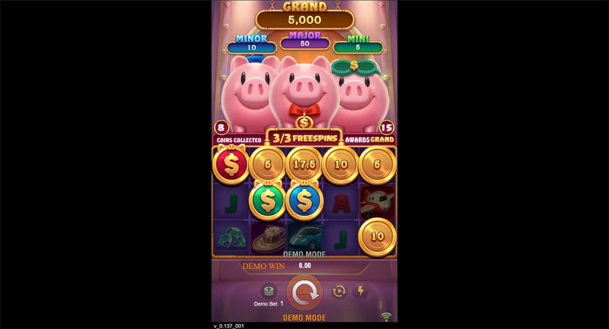 3 Lucky Piggies - Free Spins