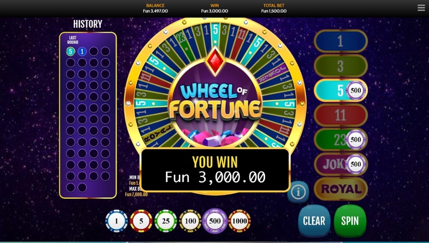 Play Free Money Wheel Game