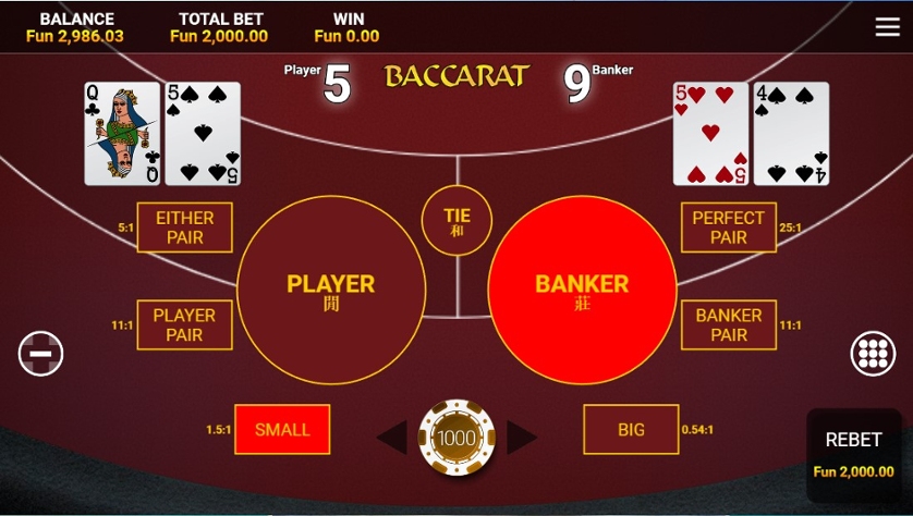 Onde posso jogar baccarat?