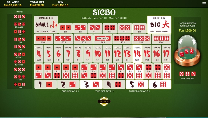 Introducción al Sic Bo en los Casinos