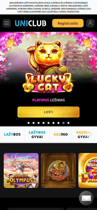 uniclub casino customer service