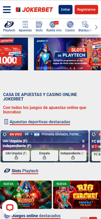 Jokerbet_Casino_ES_homepage_mobile