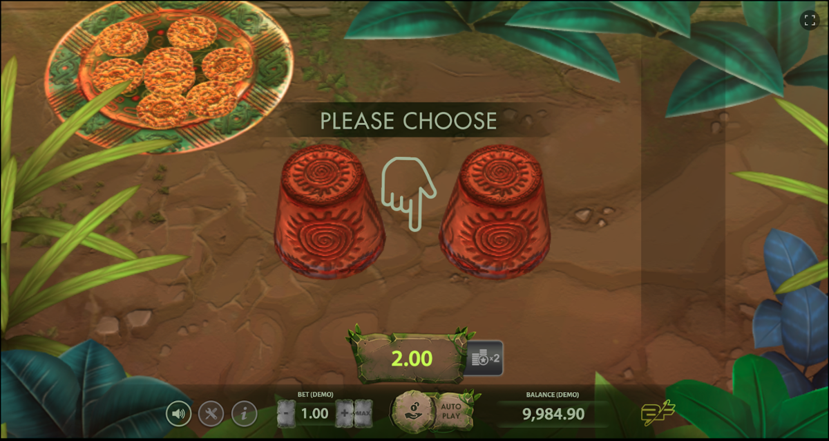 Aztec Adventure gamble feature