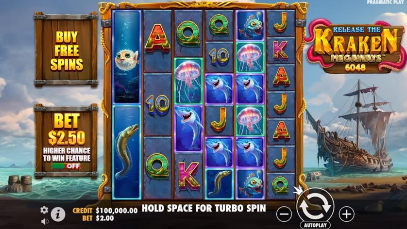 Release the Kraken Megaways Demo Play Free Slot Game