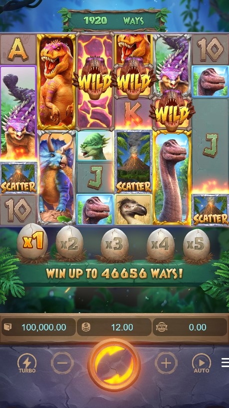 Jurassic Kingdom Free Play in Demo Mode