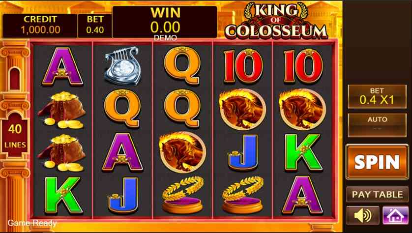 Spielen Sie King of Colosseum kostenlos im Demo Mode von PlayStar Spielen Sie King of Colosseum kostenlos im Demo Mode von PlayStar