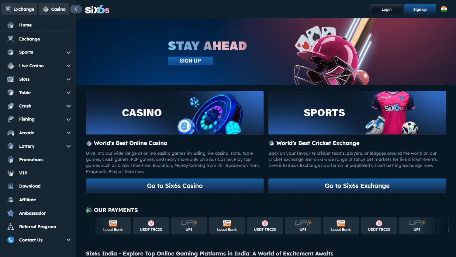 six6s_casino_homepage_desktop