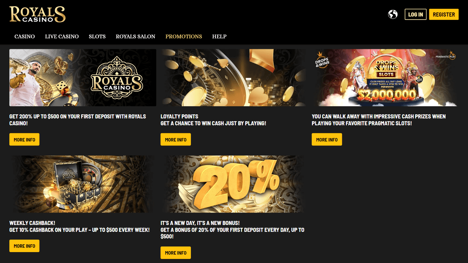 aktiviere RoyalsTiger Casino cashback-bonus angebot