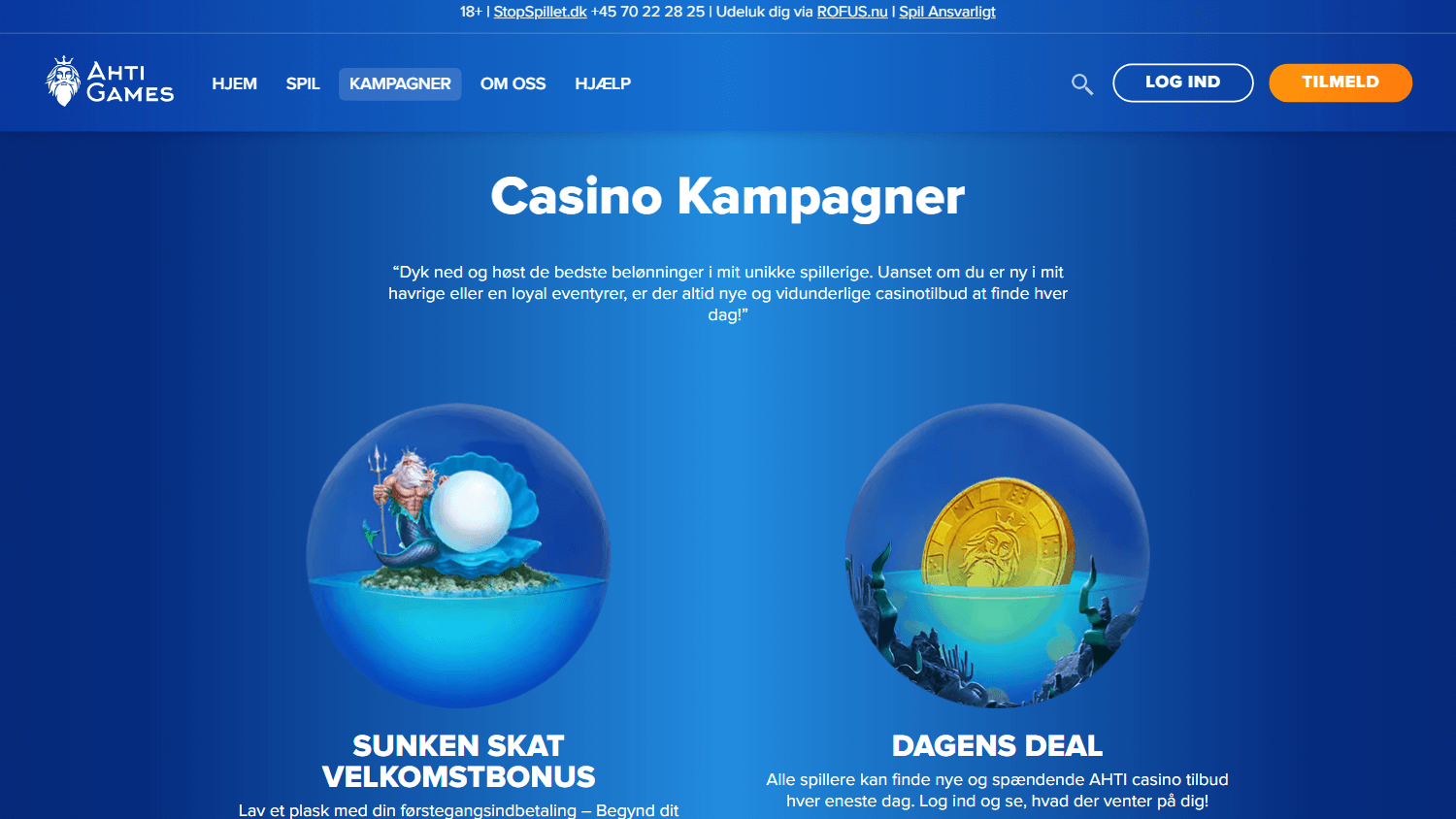 ahti games casino dk promotions desktop
