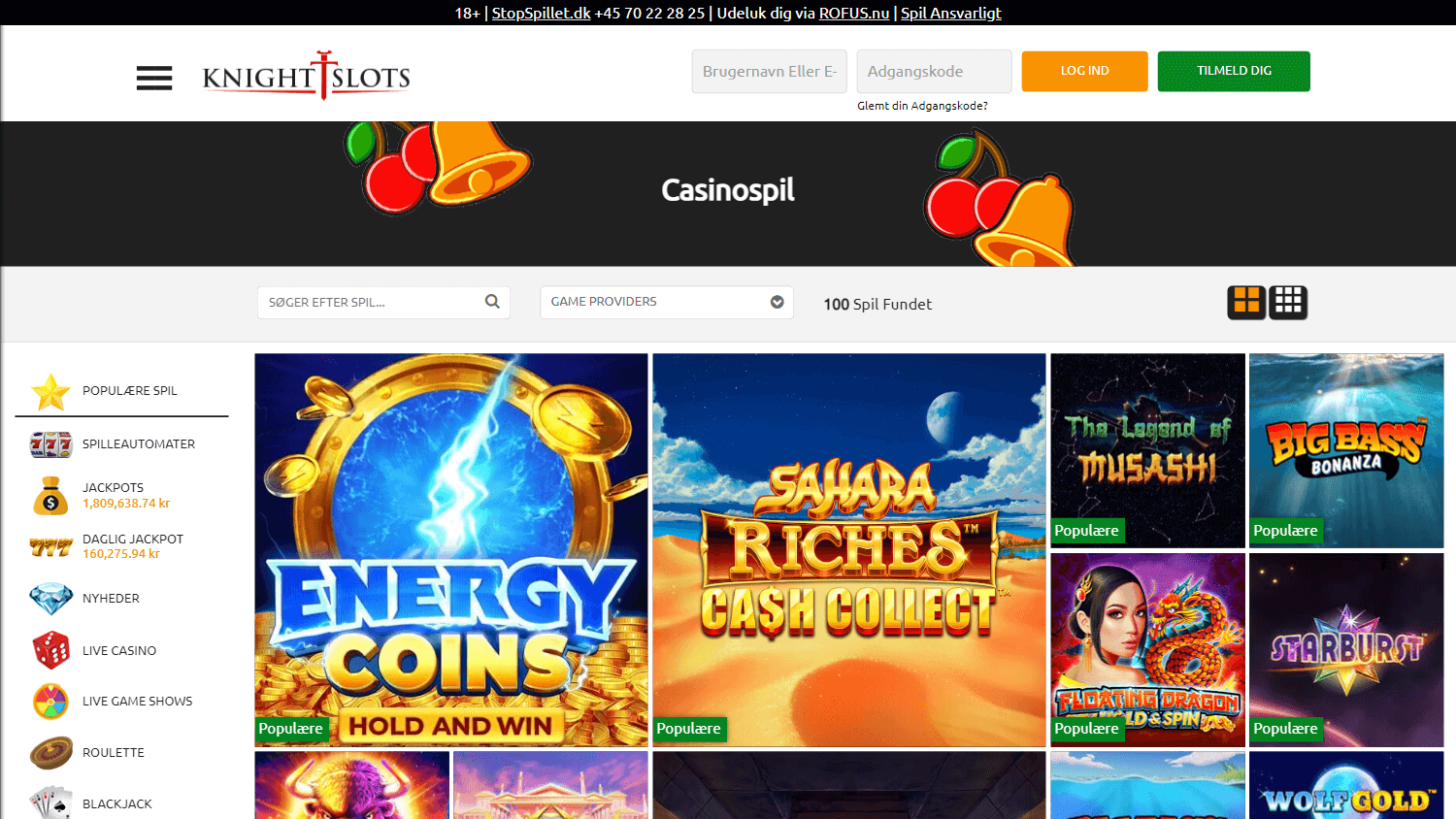 knightslots_casino_dk_game_gallery_desktop