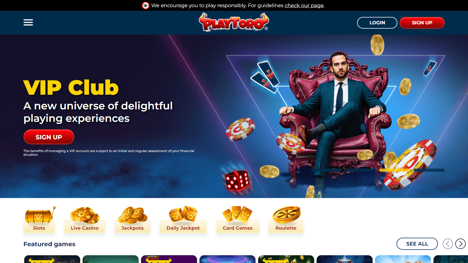 playtoro_casino_uk_homepage_desktop