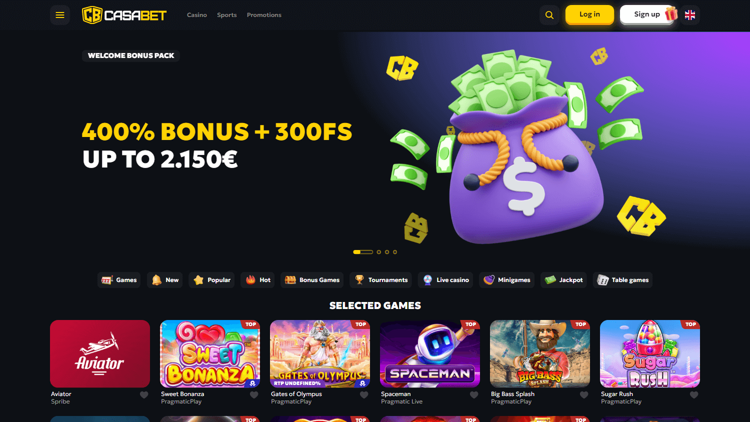 casabet.io_casino_homepage_desktop