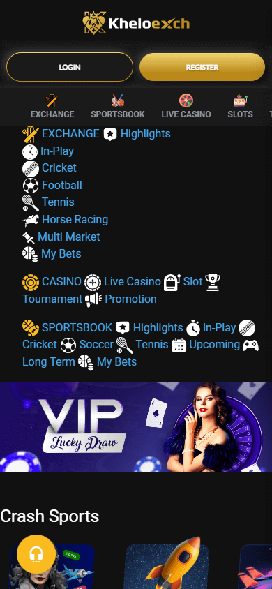 Kheloexch_Casino_homepage_mobile