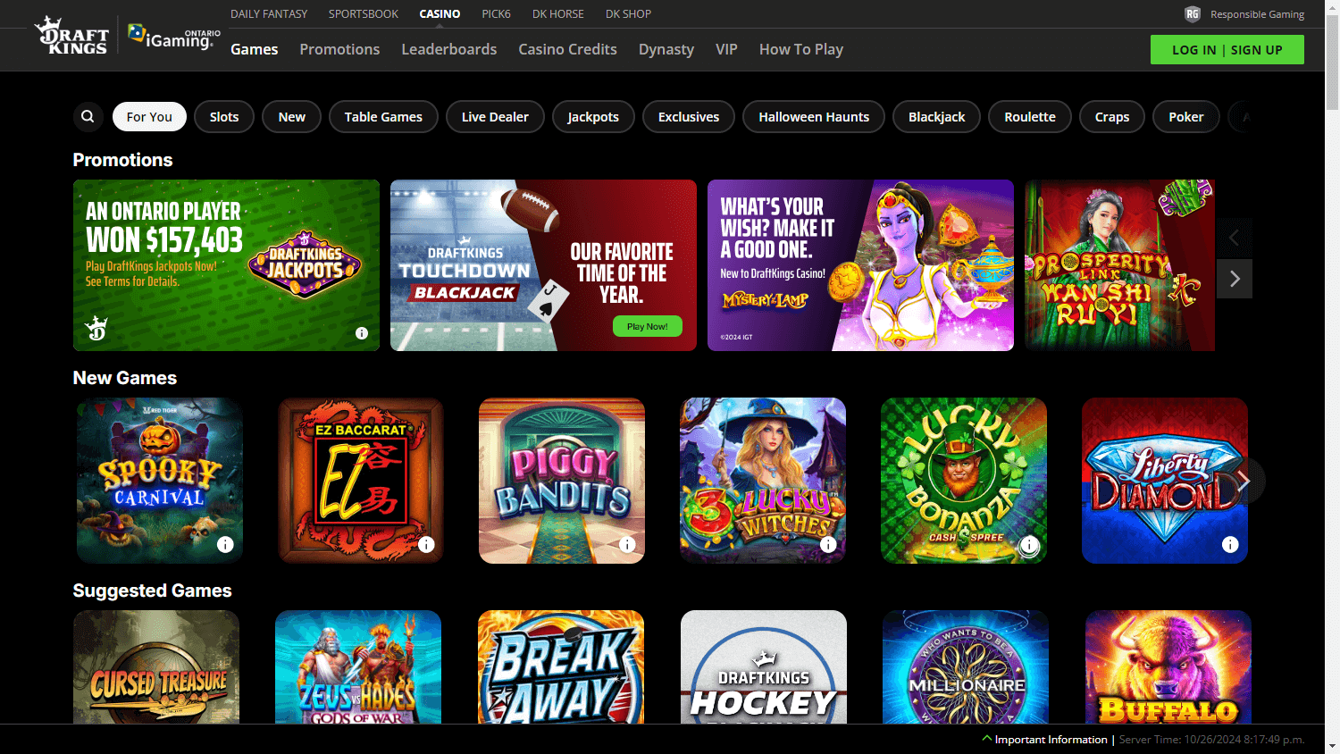 DraftKings_Casino_Ontario_homepage_desktop