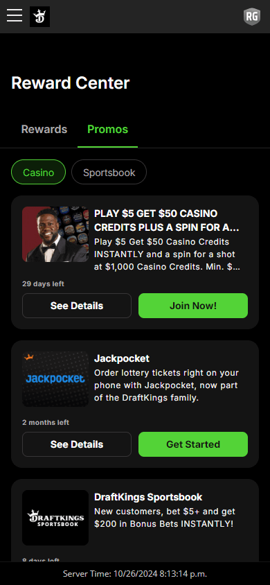 DraftKings_Casino_CT_promotions_mobile