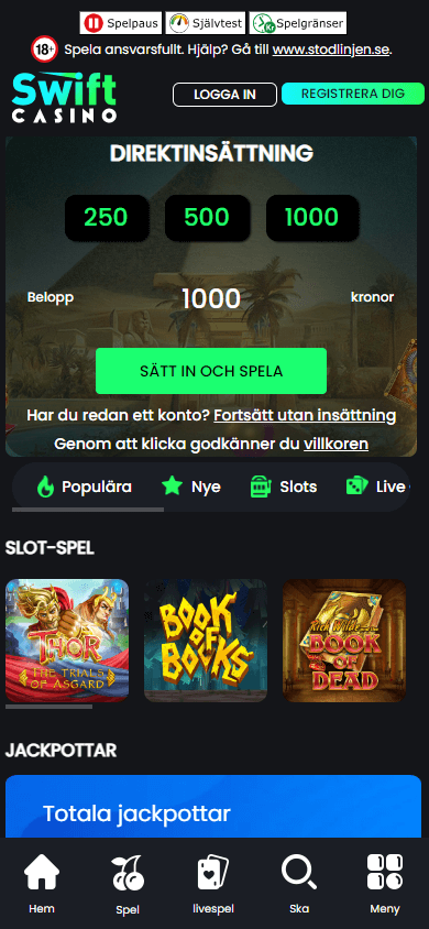 Swift_Casino_SE_homepage_mobile