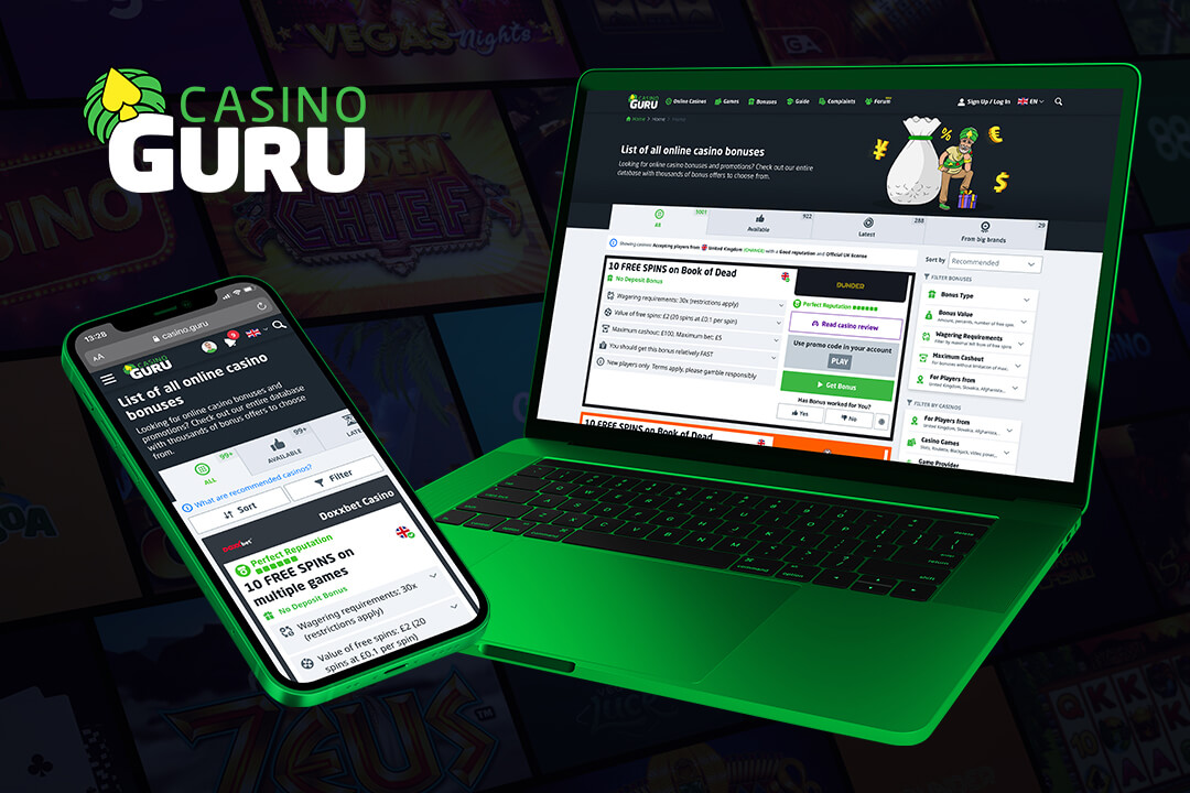 The website says online casino - important note